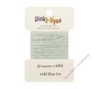 Шёлковое перле Dinky-Dyes 183 Blue Ice